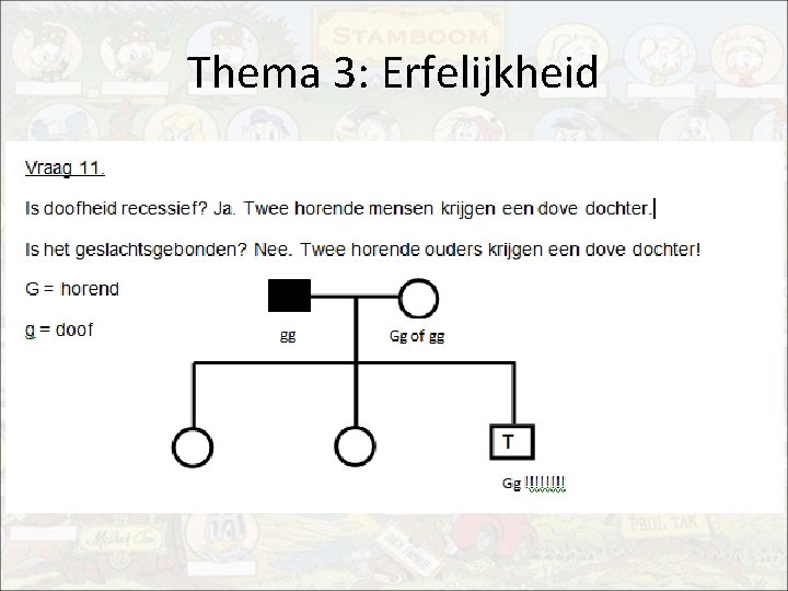 Thema 3: Erfelijkheid 