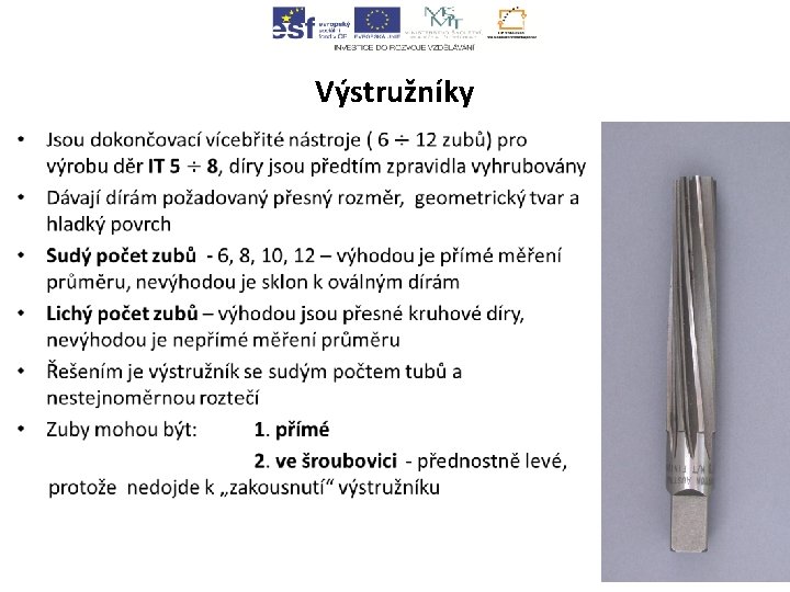 Výstružníky • 