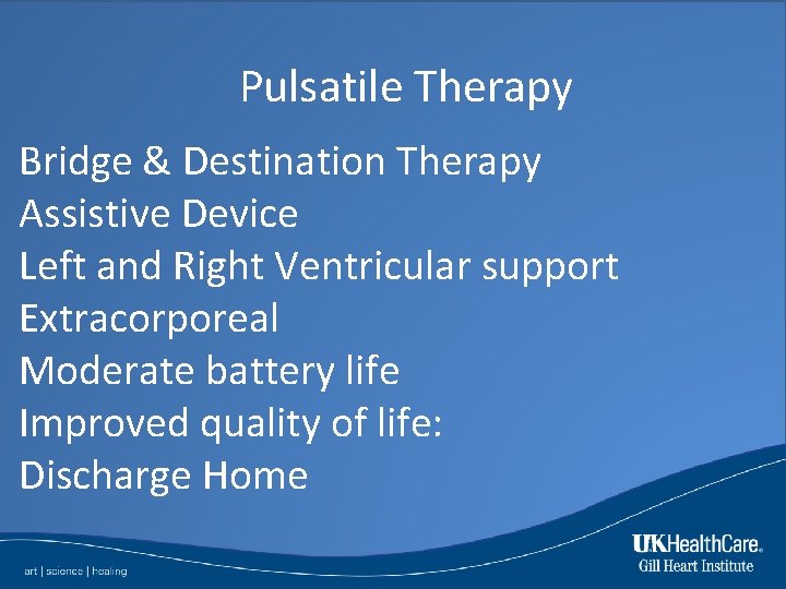 Pulsatile Therapy Bridge & Destination Therapy Assistive Device Left and Right Ventricular support Extracorporeal