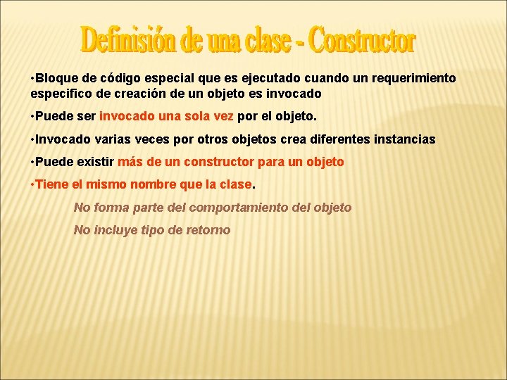  • Bloque de código especial que es ejecutado cuando un requerimiento especifico de