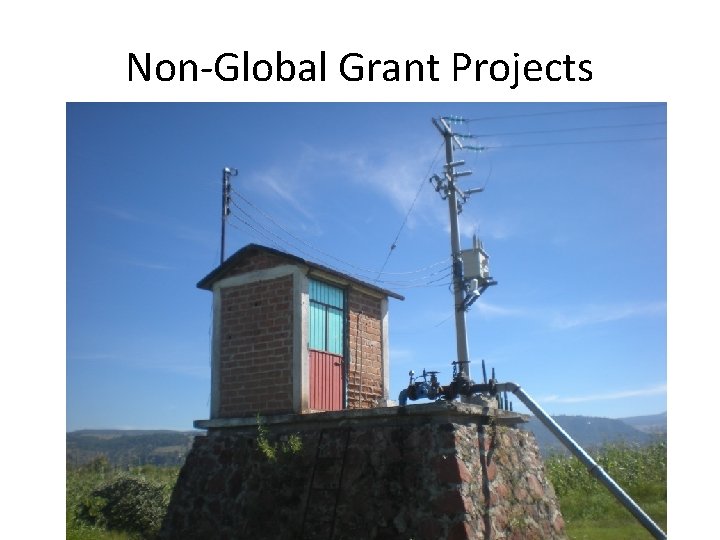 Non-Global Grant Projects 