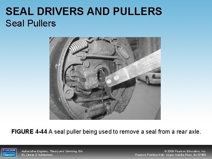 SEAL DRIVERS AND PULLERS Seal Pullers FIGURE 4 -44 A seal puller being used