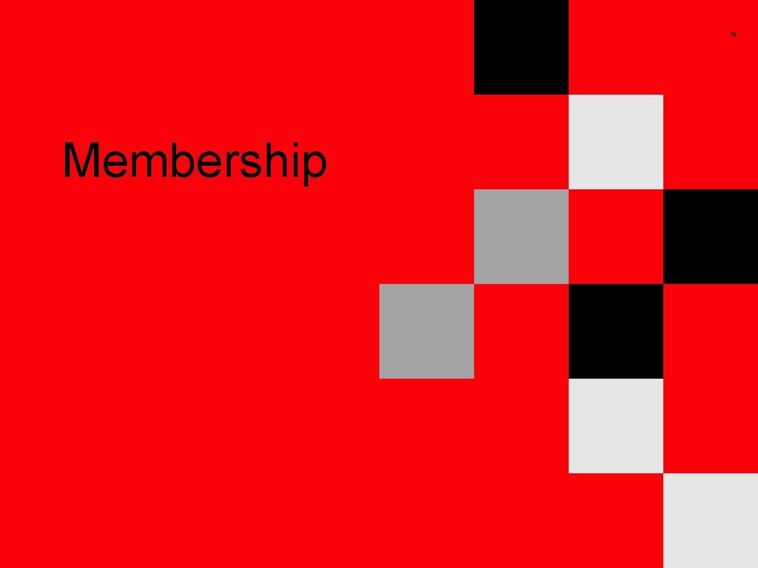 19 Membership 