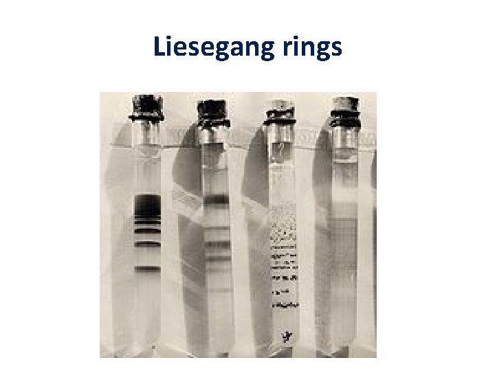Liesegang rings 