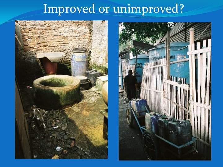 Improved or unimproved? 