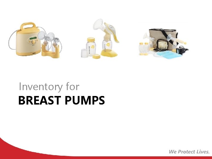 Inventory for BREAST PUMPS 