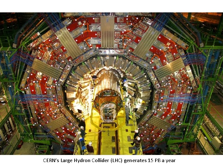 Maximilien Brice, © CERN’s Large Hydron Collider (LHC) generates 15 PB a year 