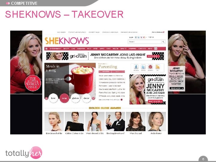 COMPETITIVE SHEKNOWS – TAKEOVER 6 