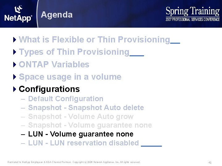 Agenda 4 What is Flexible or Thin Provisioning 4 Types of Thin Provisioning 4
