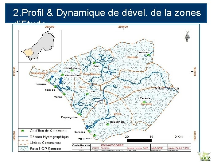 2. Profil & Dynamique de dével. de la zones d’Etude 