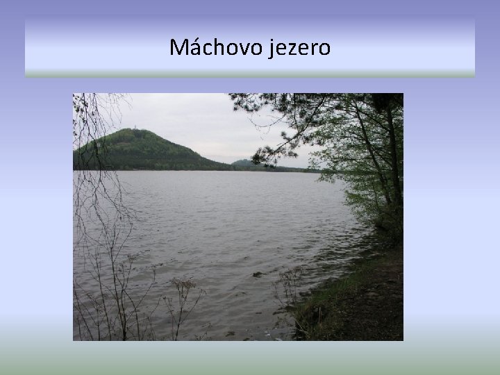 Máchovo jezero 