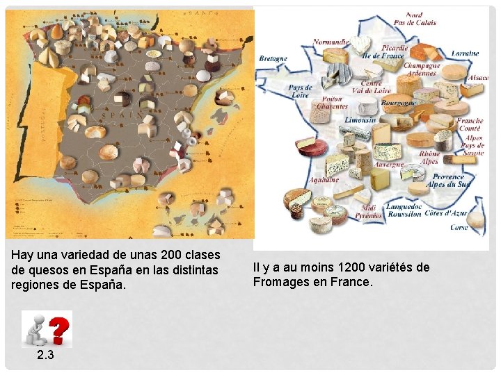 Hay una variedad de unas 200 clases de quesos en España en las distintas Hay una variedad de unas 200 clases de quesos en España en las distintas