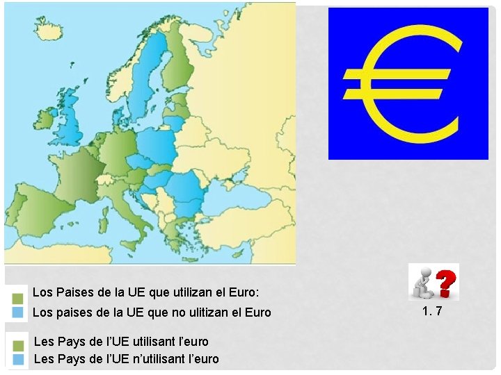 Los Paises de la UE que utilizan el Euro: Los paises de la UE Los Paises de la UE que utilizan el Euro: Los paises de la UE