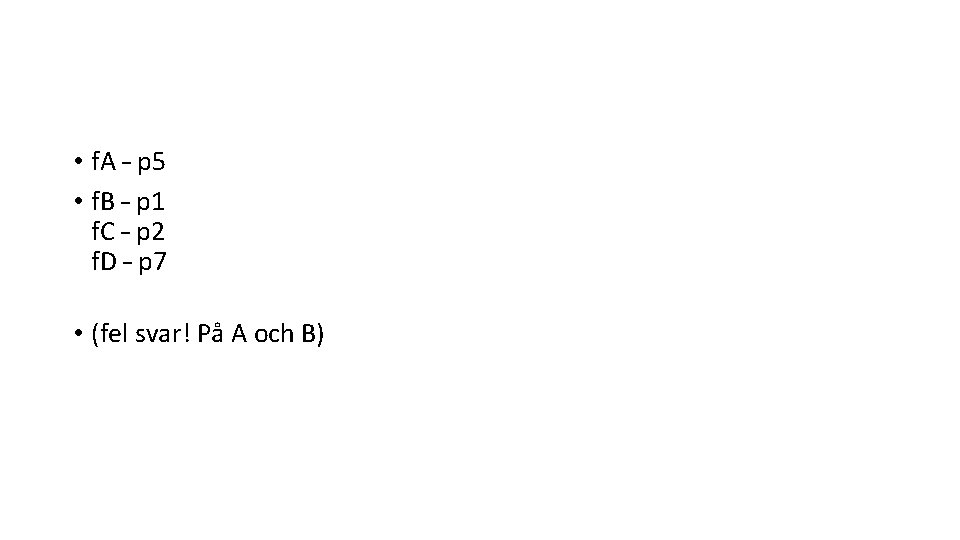  • f. A – p 5 • f. B – p 1 f.