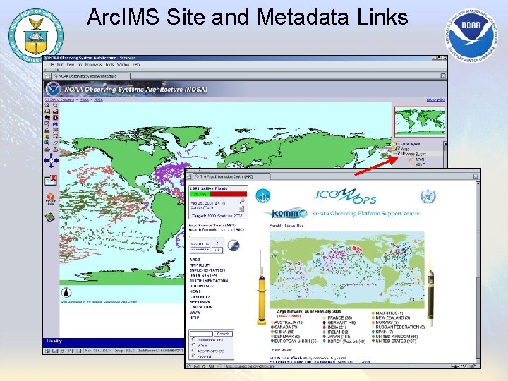 Arc. IMS Site and Metadata Links 