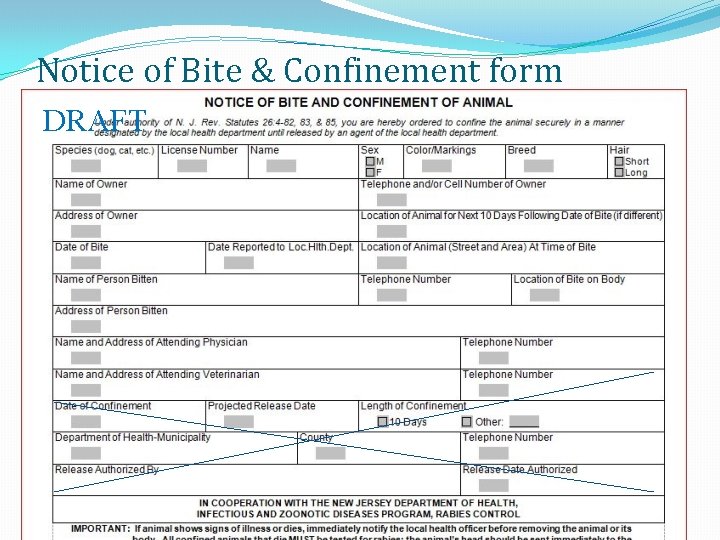 Notice of Bite & Confinement form DRAFT 