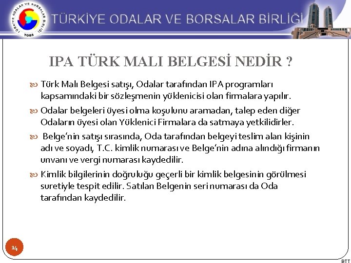  IPA TÜRK MALI BELGESİ NEDİR ? Türk Malı Belgesi satışı, Odalar tarafından IPA