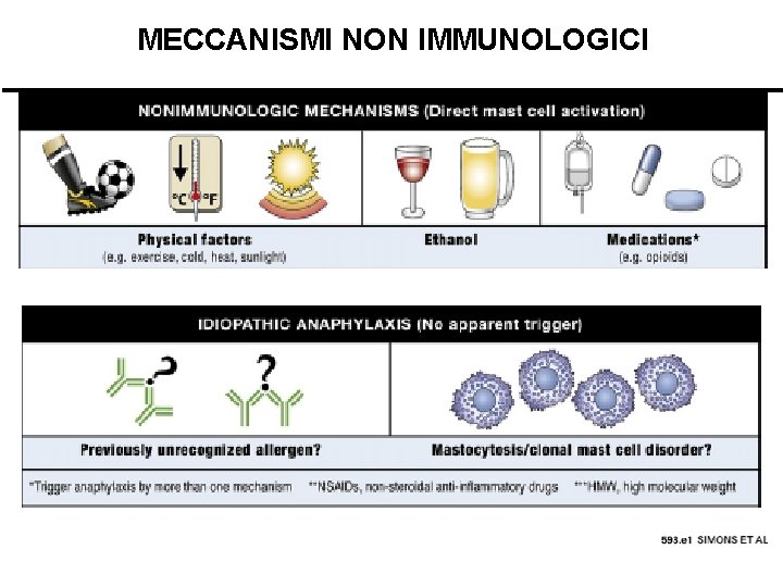 MECCANISMI NON IMMUNOLOGICI 