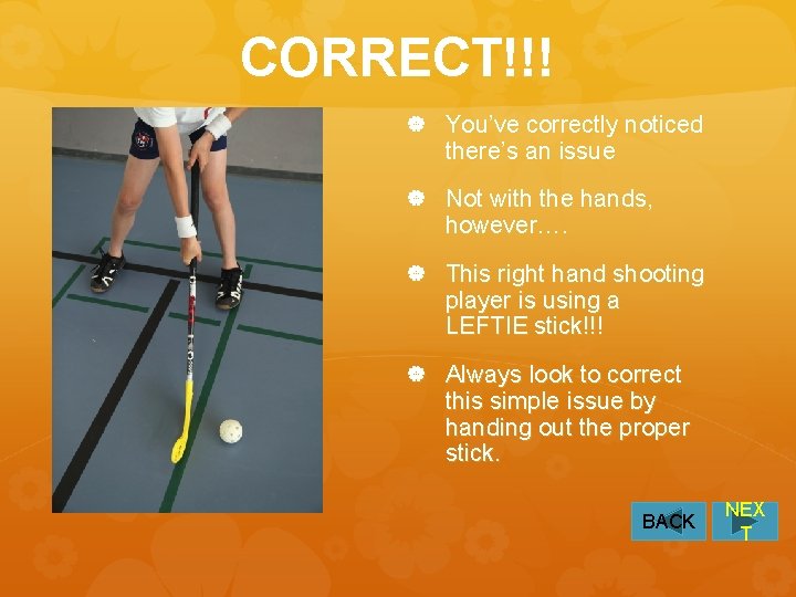 CORRECT!!! You’ve correctly noticed there’s an issue Not with the hands, however…. This right