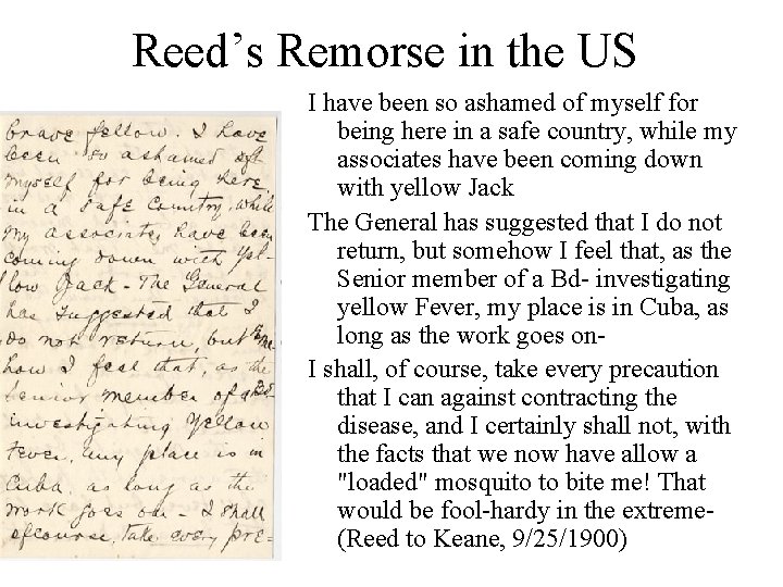 Reed’s Remorse in the US I have been so ashamed of myself for being