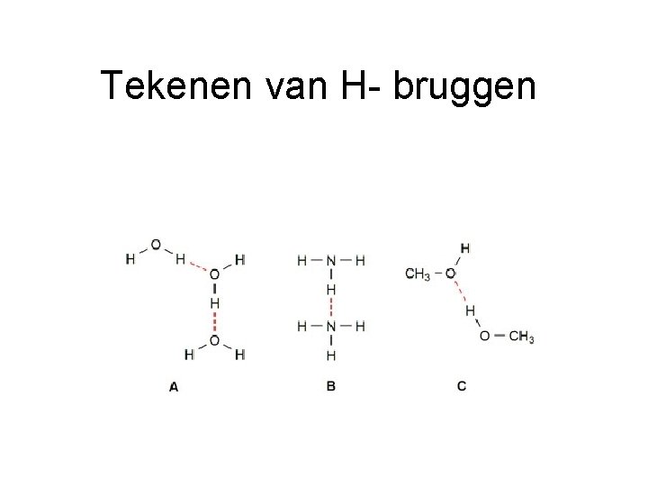Tekenen van H- bruggen 