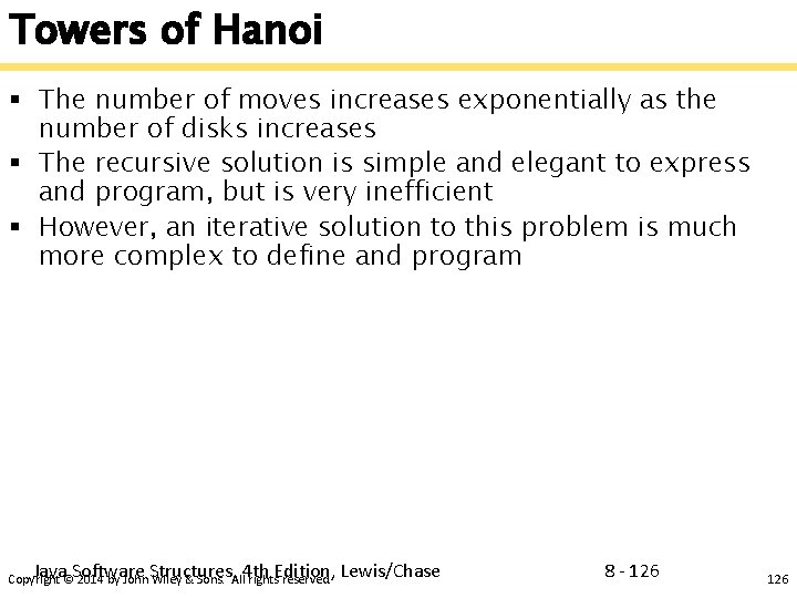 Towers of Hanoi § The number of moves increases exponentially as the number of