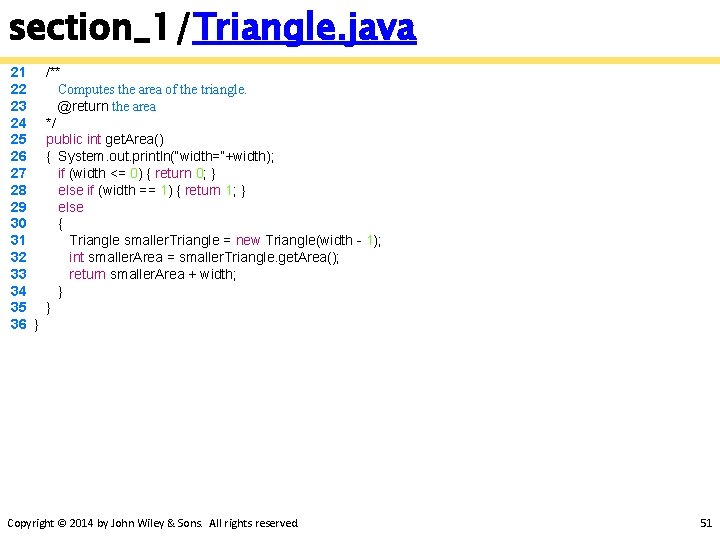 section_1/Triangle. java 21 22 23 24 25 26 27 28 29 30 31 32