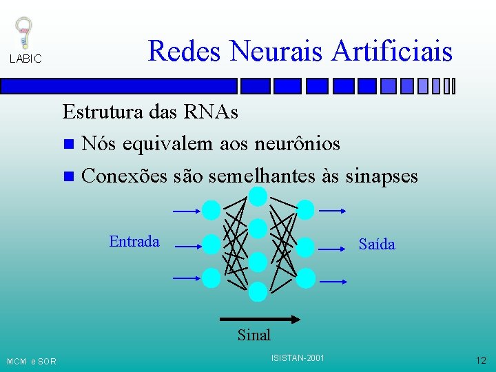 LABIC Paradigma Conexionista Redes Neurais MCM e SOR