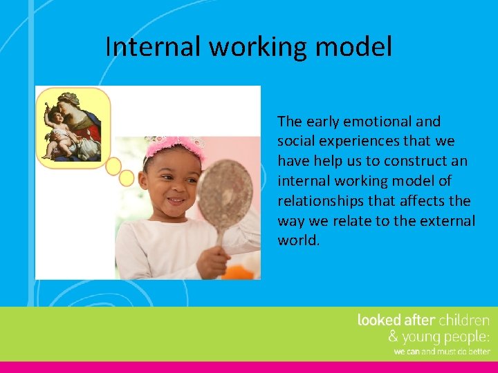 Attachment behaviour is a self protective strategy designed