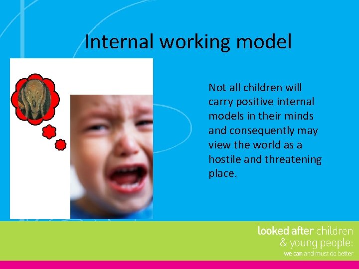 Attachment behaviour is a self protective strategy designed