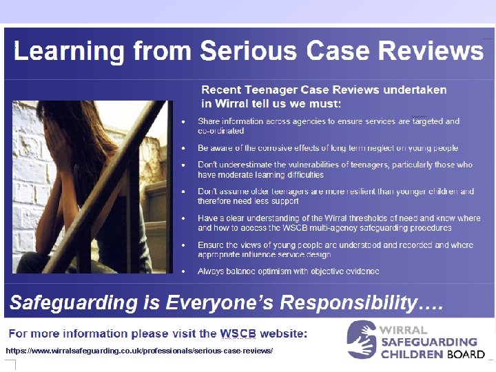 https: //www. wirralsafeguarding. co. uk/professionals/serious-case-reviews/ 