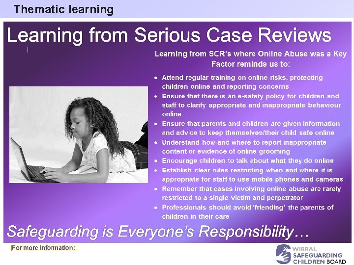 Thematic learning 