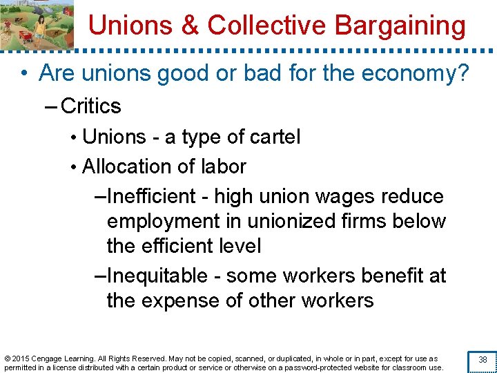 Unions & Collective Bargaining • Are unions good or bad for the economy? –