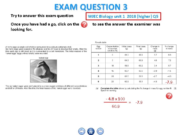 EXAM QUESTION 3 Try to answer this exam question Once you have had a