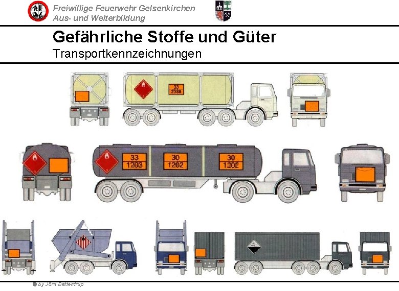 Freiwillige Feuerwehr Gelsenkirchen Aus- und Weiterbildung Gefährliche Stoffe und Güter Transportkennzeichnungen by Jörn Bettentrup