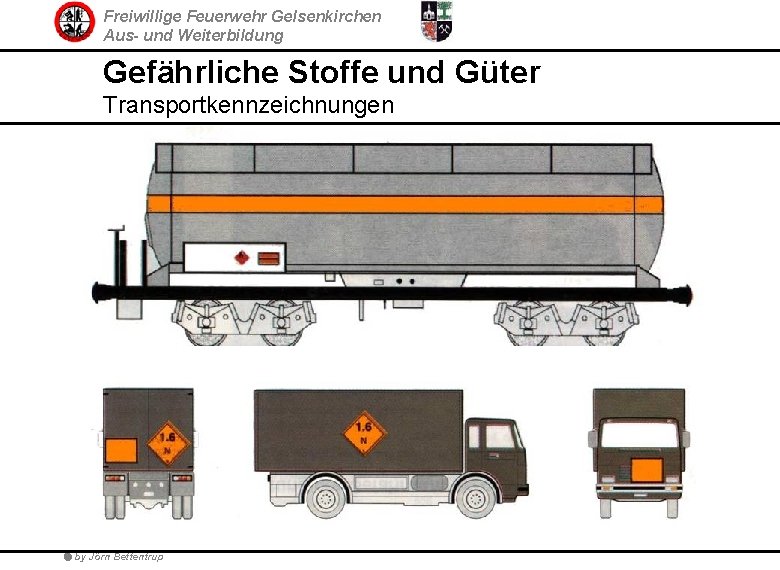 Freiwillige Feuerwehr Gelsenkirchen Aus- und Weiterbildung Gefährliche Stoffe und Güter Transportkennzeichnungen by Jörn Bettentrup
