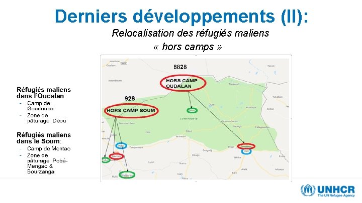 Derniers développements (II): Relocalisation des réfugiés maliens « hors camps » 