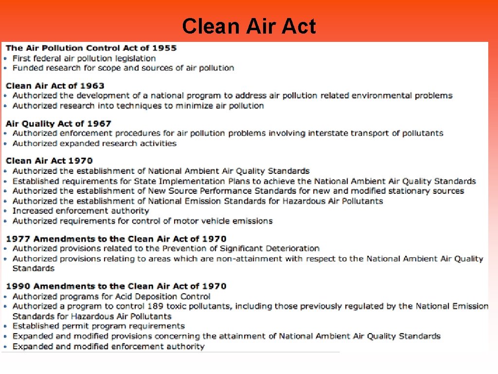 Clean Air Act 