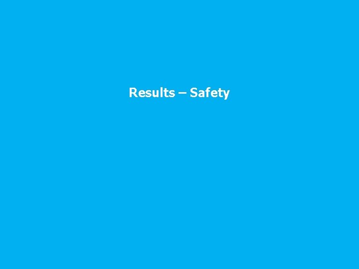 Results – Safety 