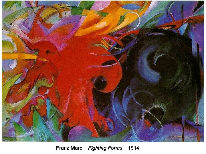 Franz Marc Fighting Forms 1914 