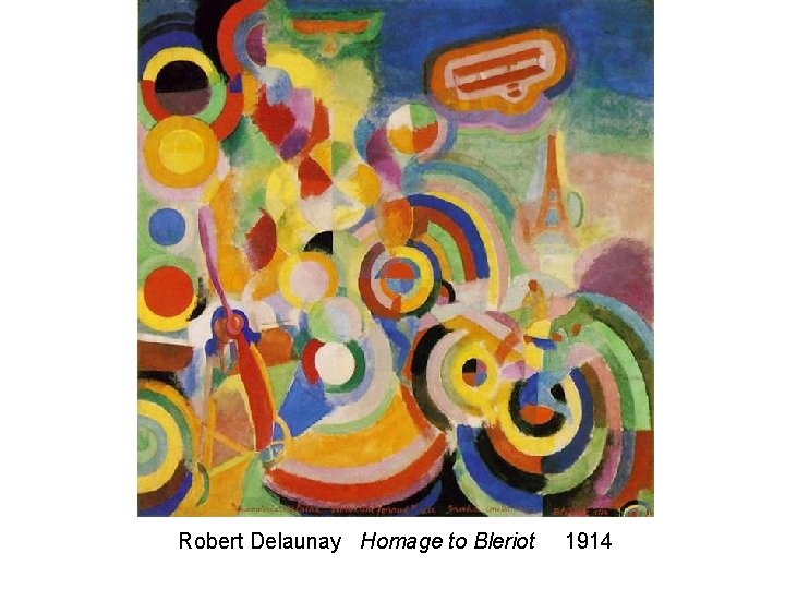 Robert Delaunay Homage to Bleriot 1914 