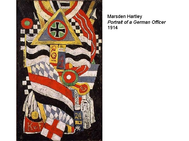Marsden Hartley Portrait of a German Officer 1914 