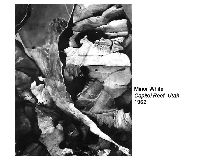 Minor White Capitol Reef, Utah 1962 