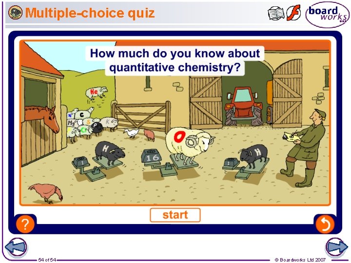 Multiple-choice quiz 54 of 54 © Boardworks Ltd 2007 