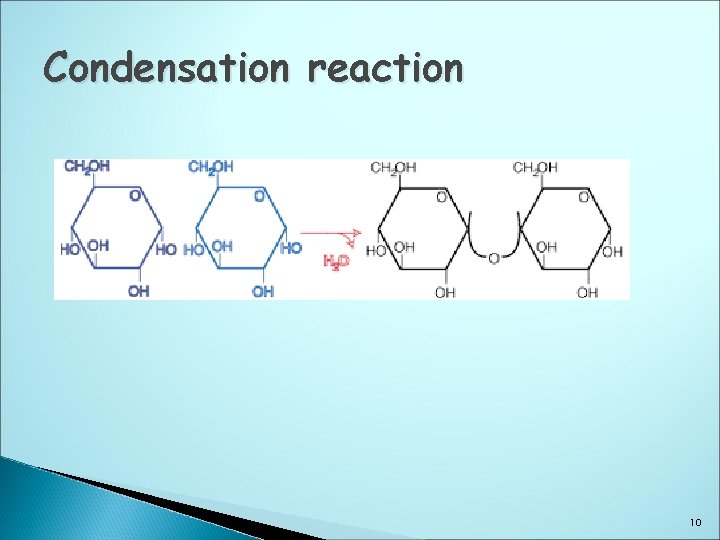 Condensation reaction 10 