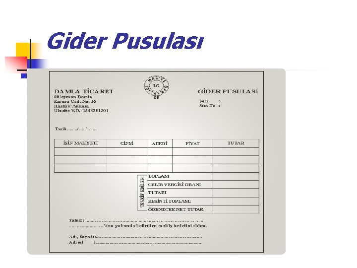 Gider Pusulası 