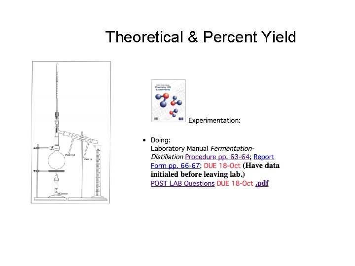 Theoretical & Percent Yield 