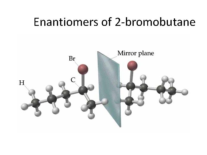 Enantiomers of 2 -bromobutane 
