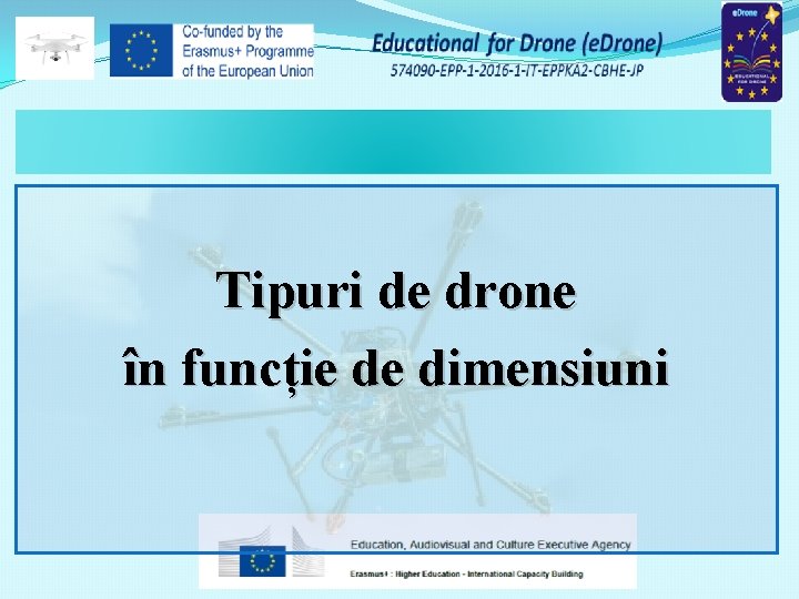 Tipuri de drone în funcție de dimensiuni 