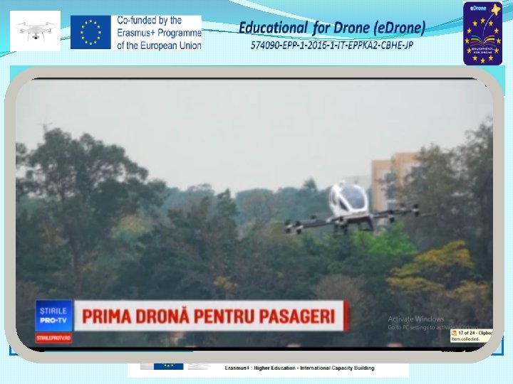 Prima dronă pentru pasageri în China 